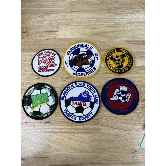 Vintage 70-80'S Soccer Patch Lot Assorted Embroidered Lot Of 25 #1 - Picture 3 of 5